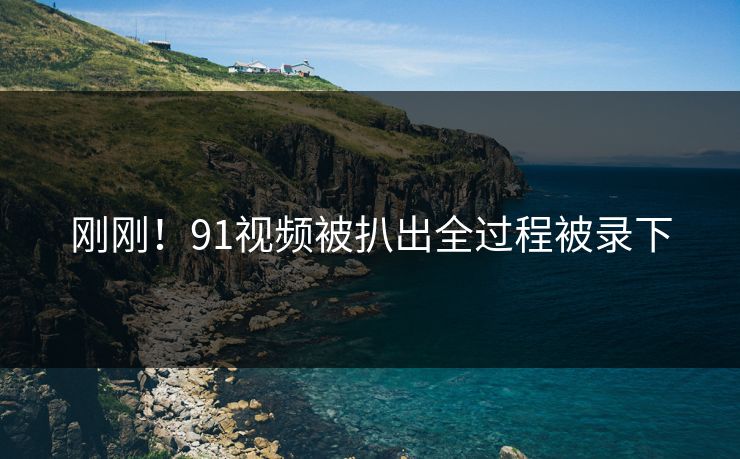 刚刚！91视频被扒出全过程被录下